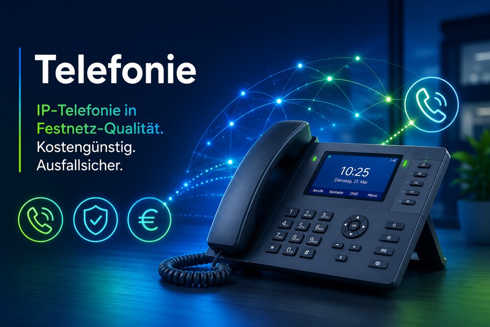 Telefonie und VoIP — IP-Telefonie in Festnetz-Qualität