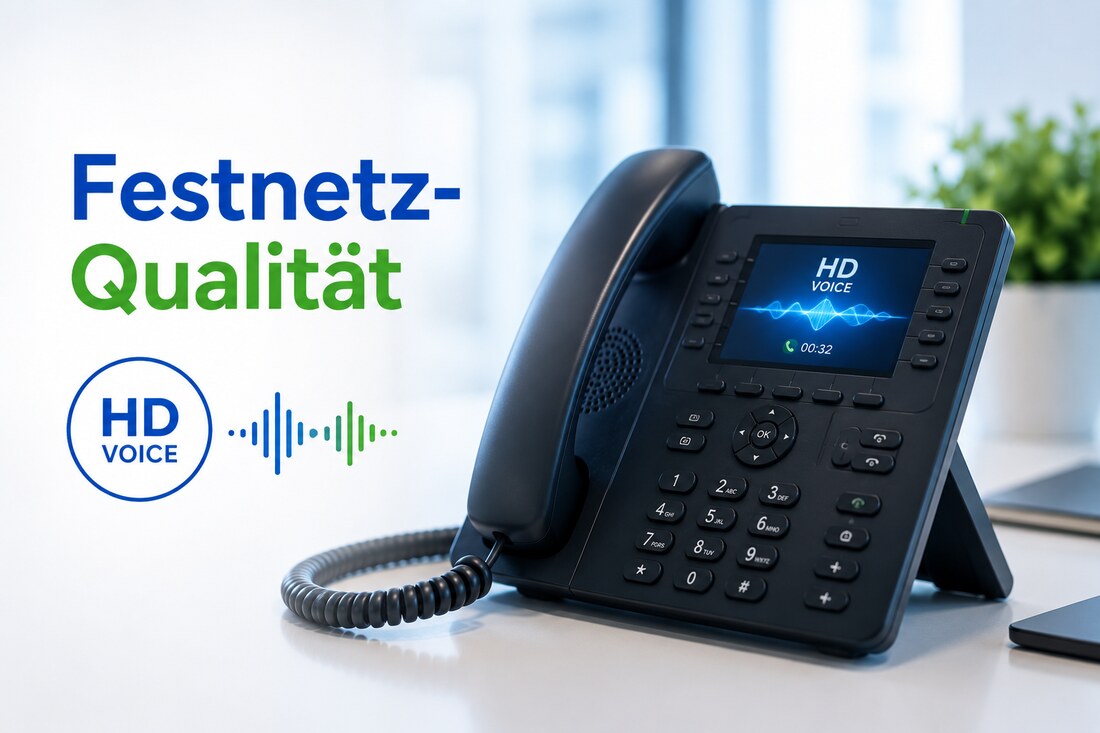 Festnetz-Qualität – HD-Voice und priorisierter Sprachverkehr für glasklare Gespräche